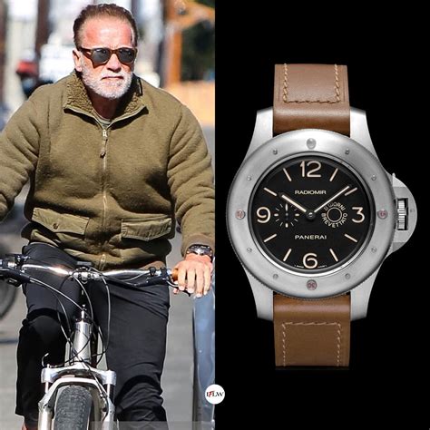 arnold schwarzenegger panerai|arnold schwarzenegger watch price.